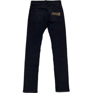 Versace Jeans Couture Embroidered Logo Skinny Fit Stretch Denim Jeans 28x31.5